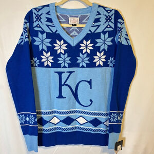 MLB Kansas City Royals Holiday Sweater Men’s M New with Tags